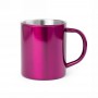 Įvairių spalvų nerūdijančio plieno puodeliai su Jūsų logotipu