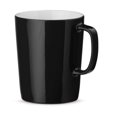 Modernus keramikinis puodelis NELS su logotipo spauda