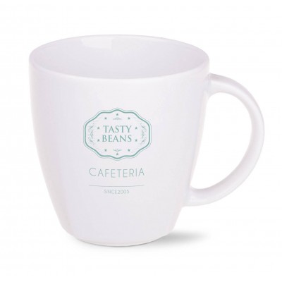 Patogus porcelianinis puodelis Coffe Time su jūsų logotipu