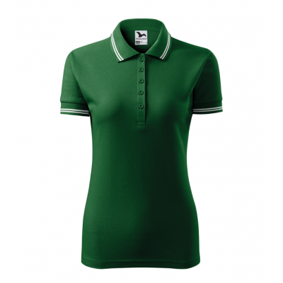 Stilingi MOTERIŠKI polo marškinėliai su Jūsų logotipo spauda