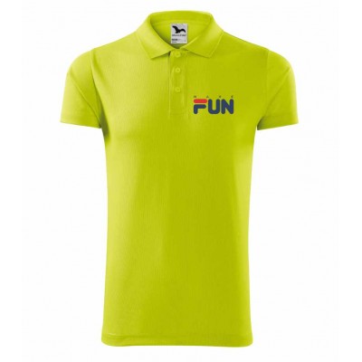 Unisex sportiniai Polo marškinėliai VICTORY su logotipo spauda