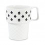 Išskirtinės formos porcelianinis puodelis Jūsų mylimam gėrimui