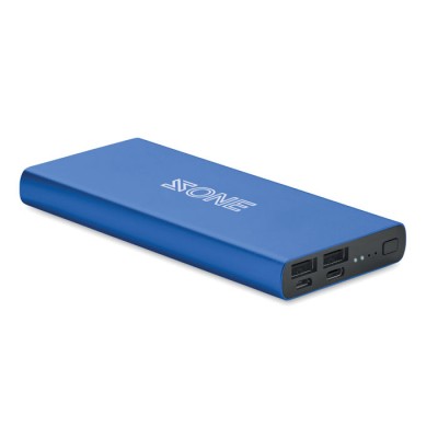 Išorinė baterija POWERFLAT su logotipo spauda 10000mAh