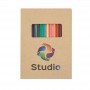 Spalvotų pieštukų rinkinys su Jūsų logotipu PADDY