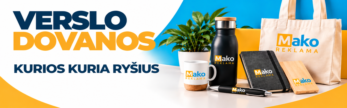Verslo dovanos su Jūsų norima logo spauda
